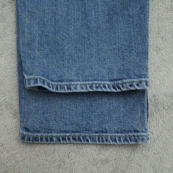Lucky Brand Mom Jeans Women's 4/27 Ankle High-Rise Drew 26" Inseam Distressed - Picture 15 of 16